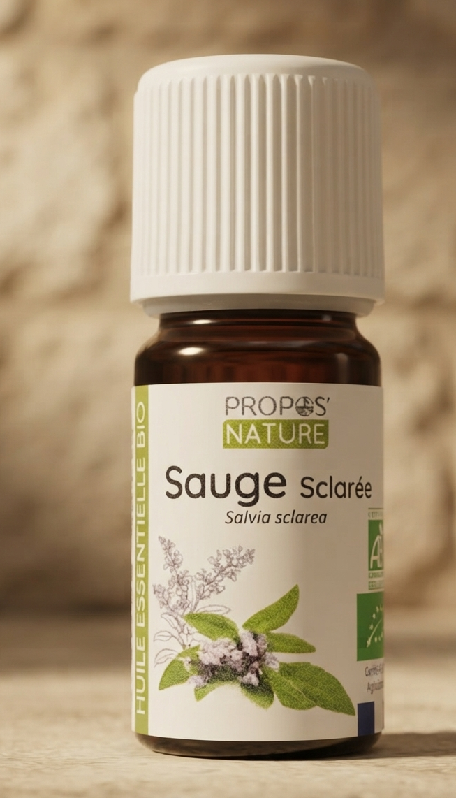 Aceite Esencial de Salvia Esclarea 5 ml | Orgánico y 100 % Puro