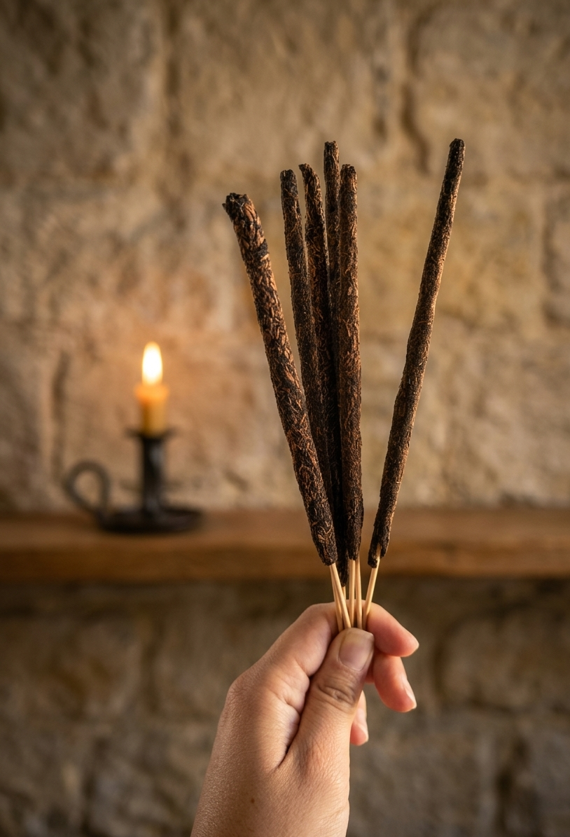Incienso Natural de Sándalo en Varillas | Hecho a Mano