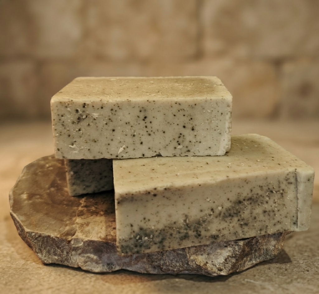 Jabón Natural de Arcilla Verde Ecológico Superengrasado – Purificante y Exfoliante
