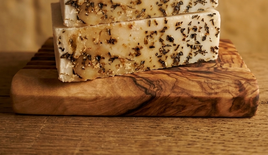 Jabonera de Madera de Olivo con Ranuras – Hecha a Mano y Natural