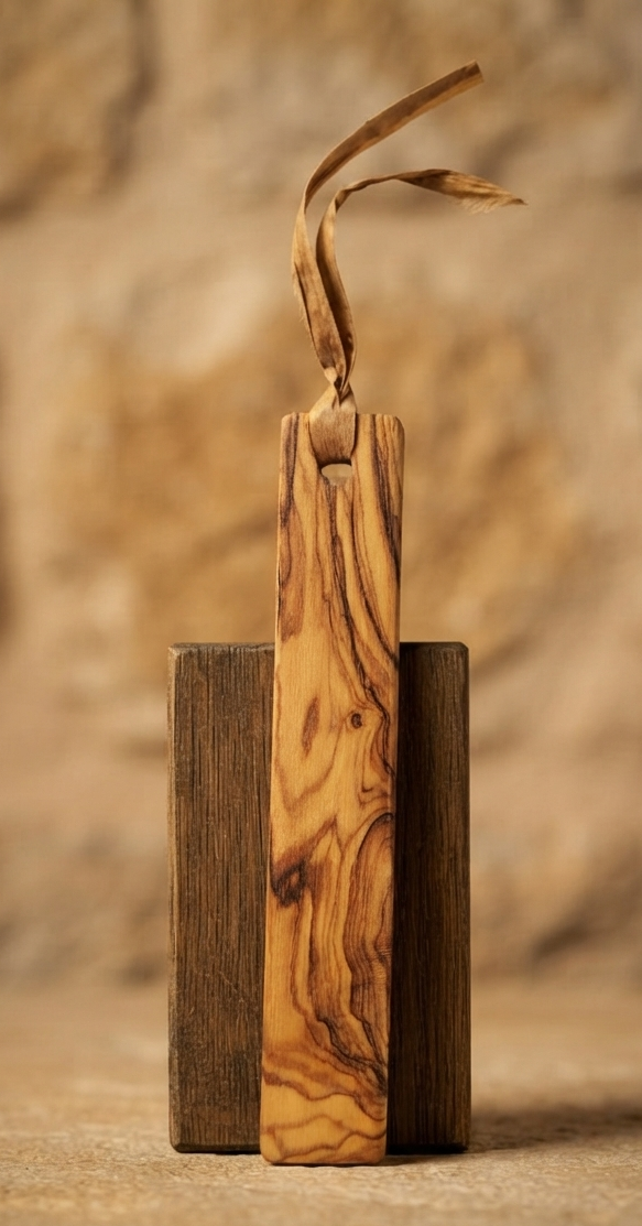 Marcapáginas de Madera de Olivo | Hecho a Mano