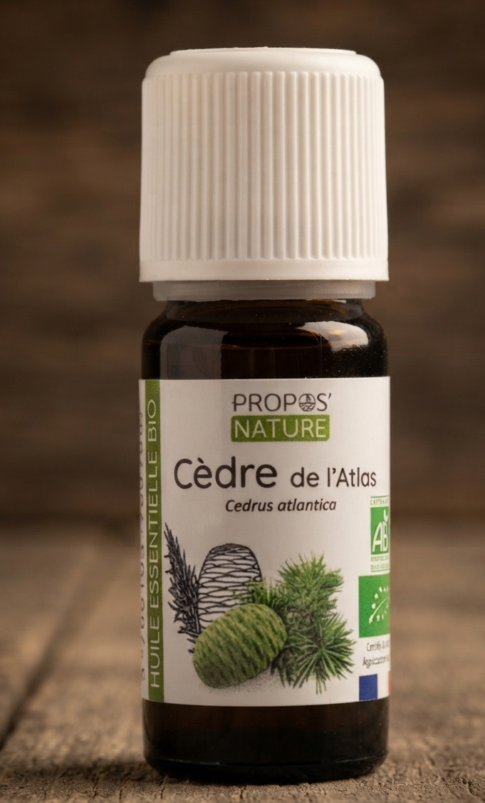 Aceite Esencial de Cedro del Atlas 10 ml | Orgánico y 100 % Puro