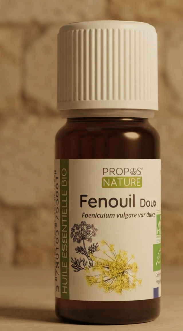 Aceite Esencial de Hinojo 10 ml | Orgánico y 100 % Puro
