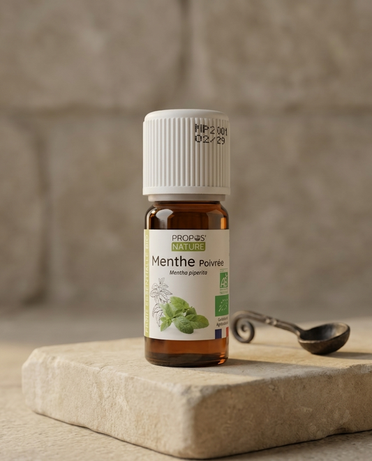 Aceite Esencial de Menta Piperita 10 ml | Orgánico y 100 % Puro
