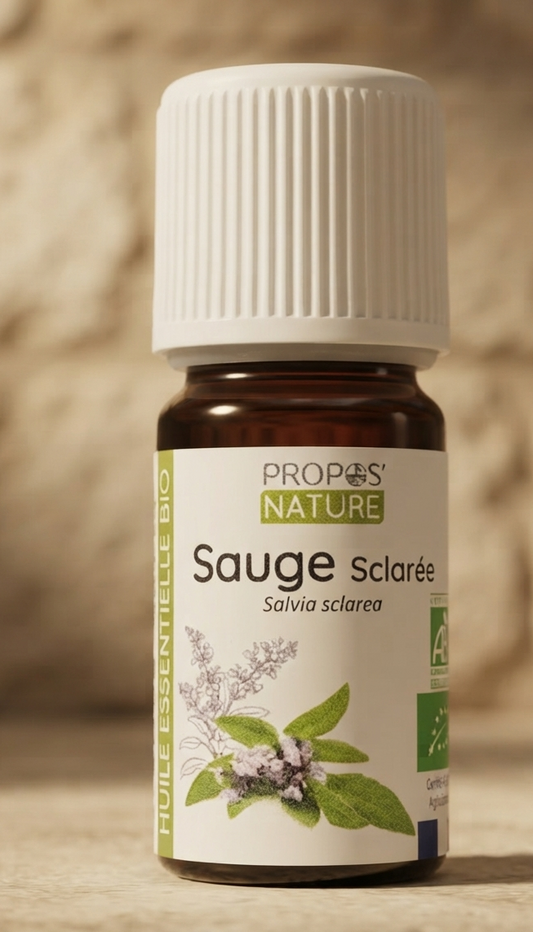 Aceite Esencial de Salvia Esclarea 5 ml | Orgánico y 100 % Puro