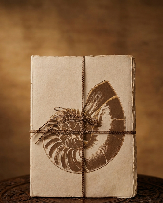 Cuaderno de Papel Pergamino Nautilus – Artesanal y Diseño Elegante