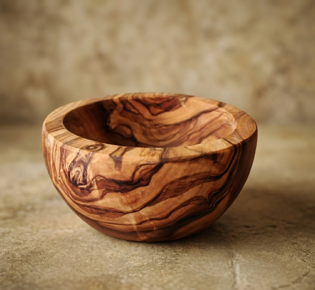 Cuenco de Madera de Olivo para Tapas | Artesanal y Natural