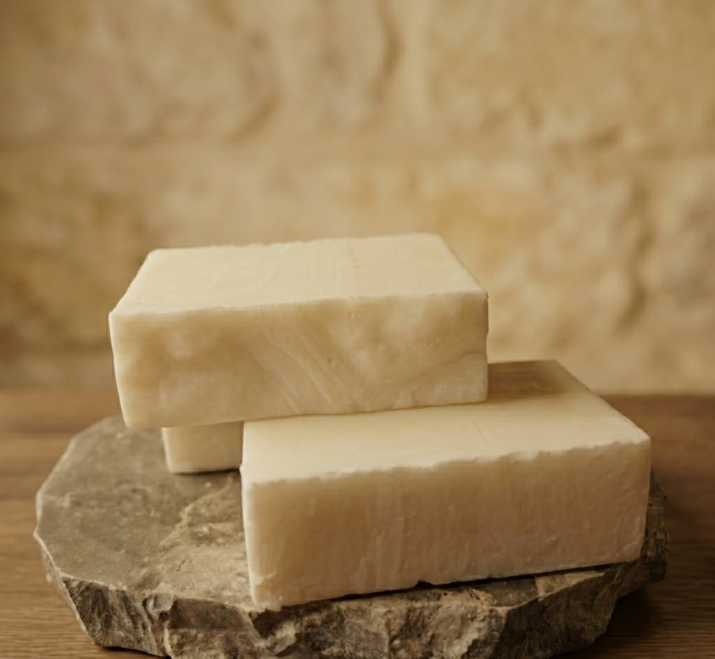 Jabón Natural Neutro de Leche de Cabra Ecológico – Piel Sensible y Bebés