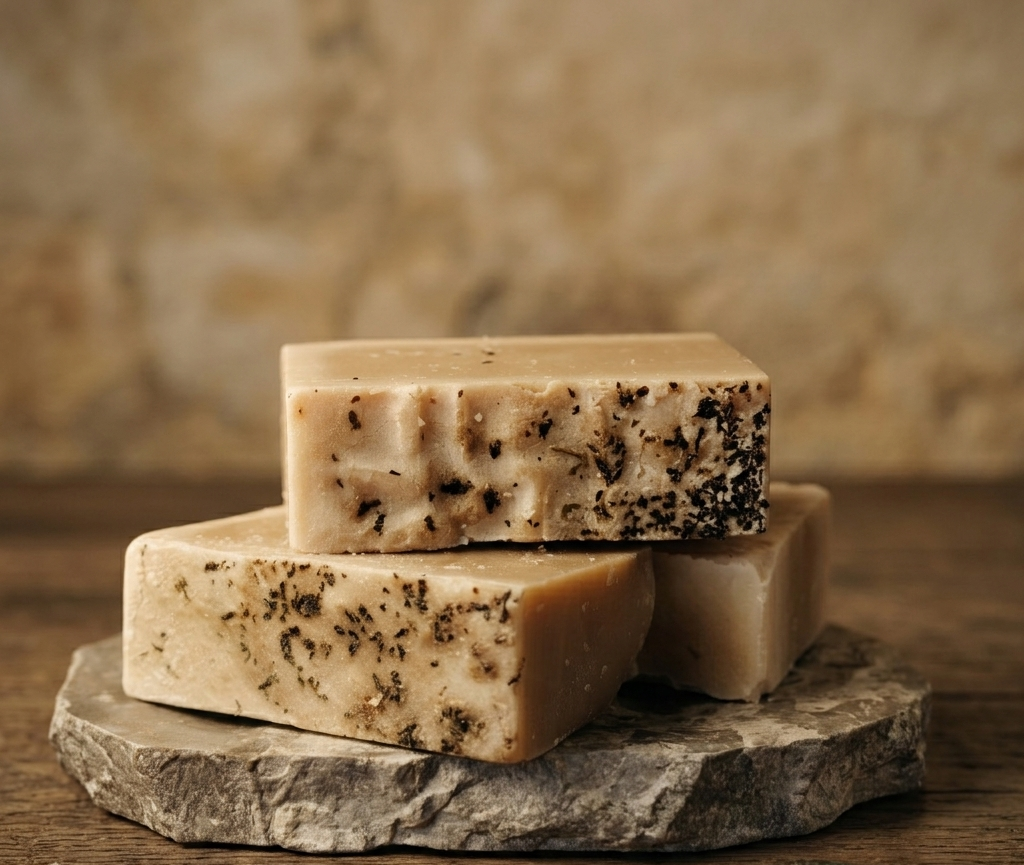 Jabón Natural de Romero Ecológico Superengrasado – Hidratante y Revitalizante