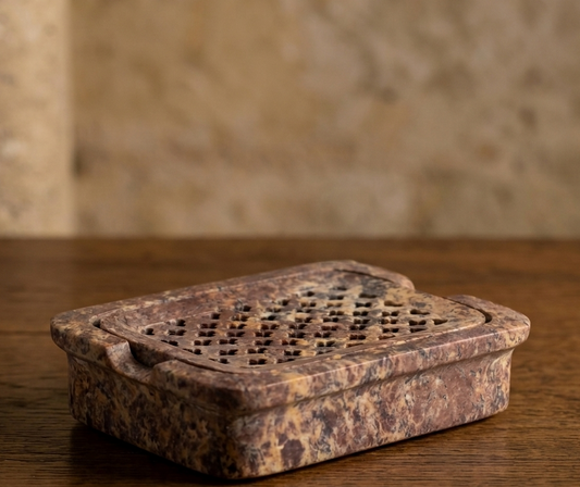 Jabonera con Escurridor de Esteatita | Natural y Funcional