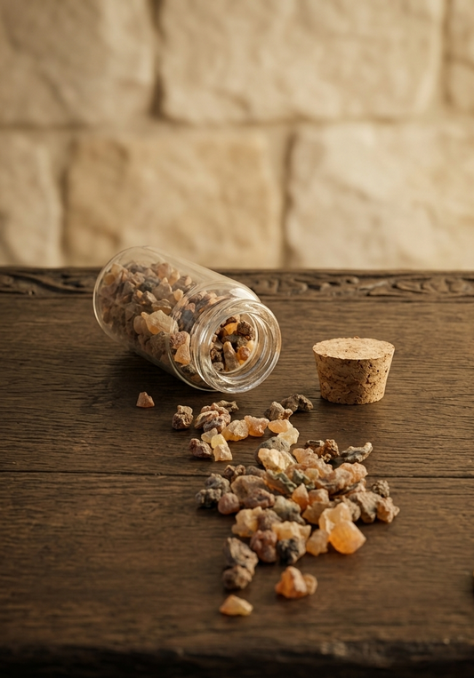 Mirra en Grano Natural | Incienso para Quemar con Carbón